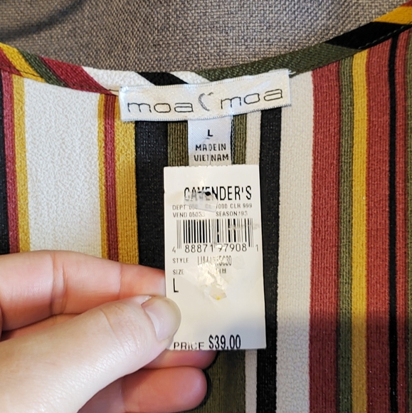 Flowy two button kimono - Picture 4 of 9